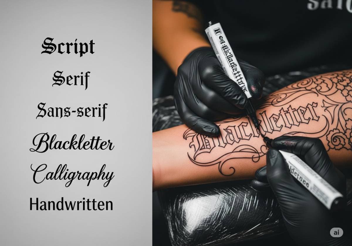 A Beginner's Guide to Choosing the Right Font for Your Tattoo